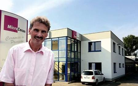 Mathias Wilde, Managing Director of the MicroCeram GmbH in Meißen